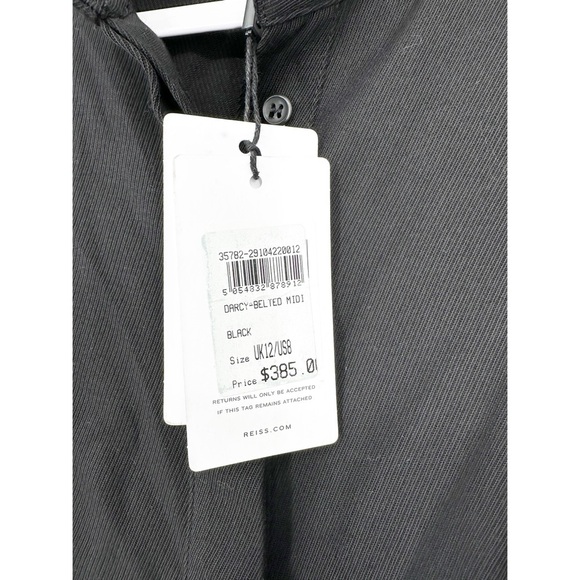 NWT REISS- Darcy Belted Midi Shirt Dress - Picture 5 of 9